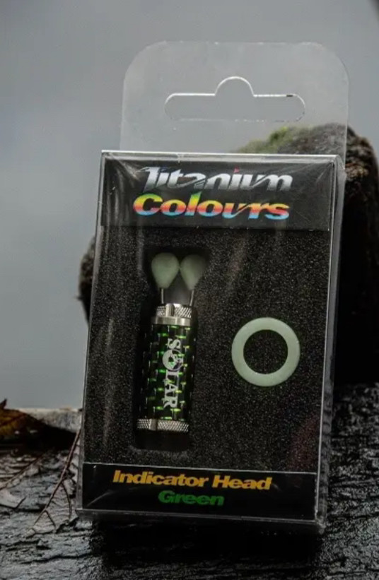Головка свингера Solar Titanium Colours Carbon Indicator green