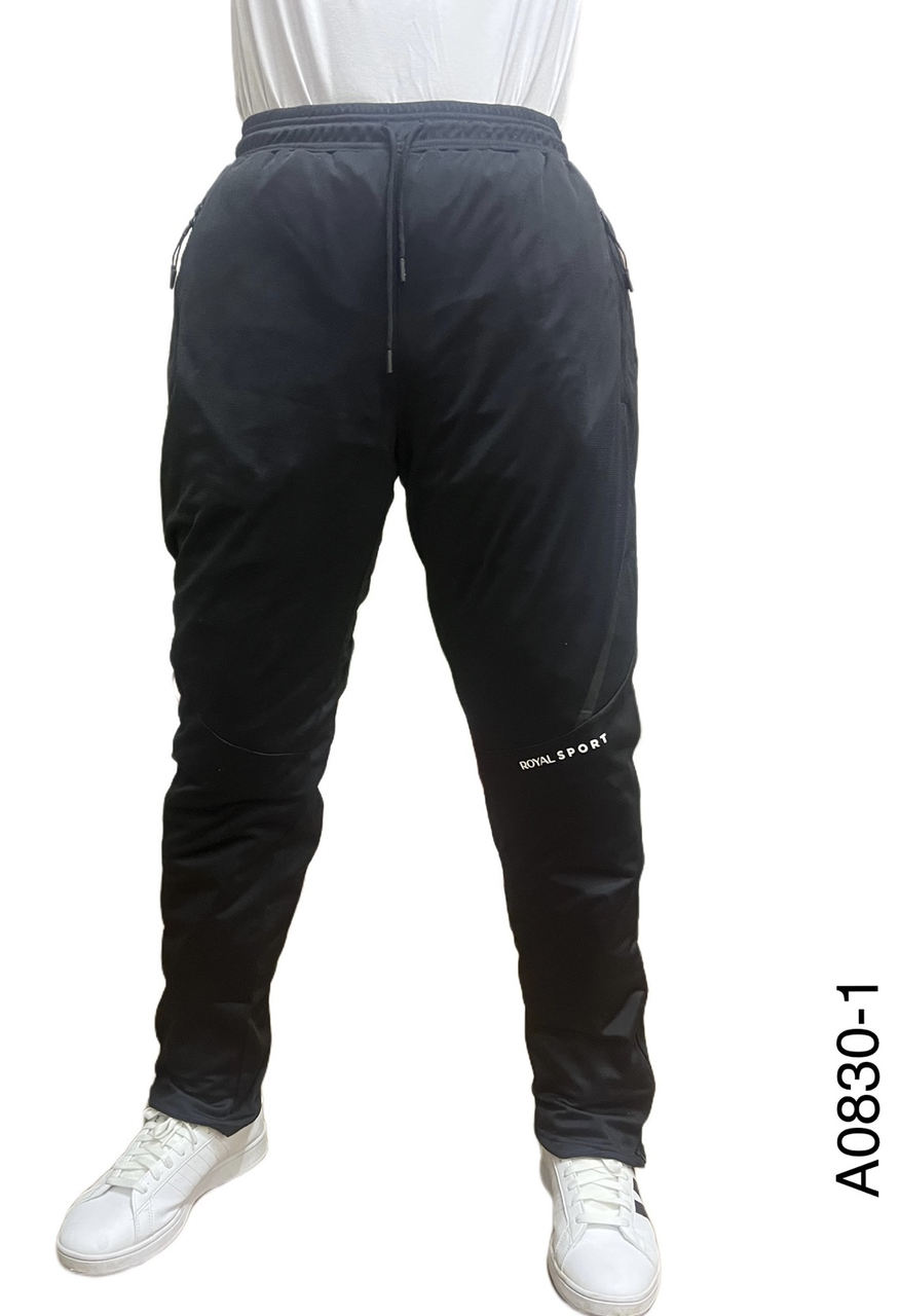 Чоловічі спортивні штани з еластику чорнi НОРМА A0830-1 весна-осінь. вир-во Китай.