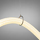 Сучасна світлодіодна люстра шланг Роуплайт 22 Вт колір каркасу бронза D-0721-2000GAB, фото 4