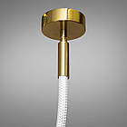 Сучасна світлодіодна люстра шланг Роуплайт 22 Вт колір каркасу бронза D-0721-2000GAB, фото 2