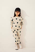 Костюм на кожен день для дівчинки світшот та джоггери H&M 134-140см (8-10Y)