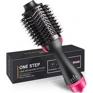 Керамічна фен щітка стайлер для укладання волосся 3 в 1 One Step Hair Dryer and Styler гребінець з феном