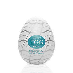 Мастурбатор яйце Tenga Egg Wavy II хвилястий