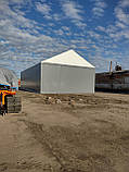 Великі намети, каркасно тентові-павільйони з ПВХ від TENT.UA 10м*20м, фото 3