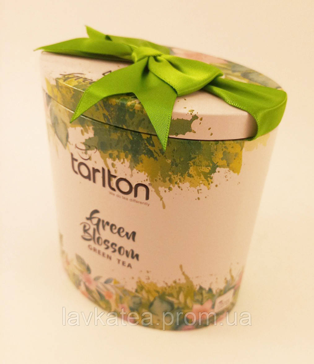 Чай Tarlton Green Blossom Тарлтон Світанок зелений 100 г в жерстяній банці