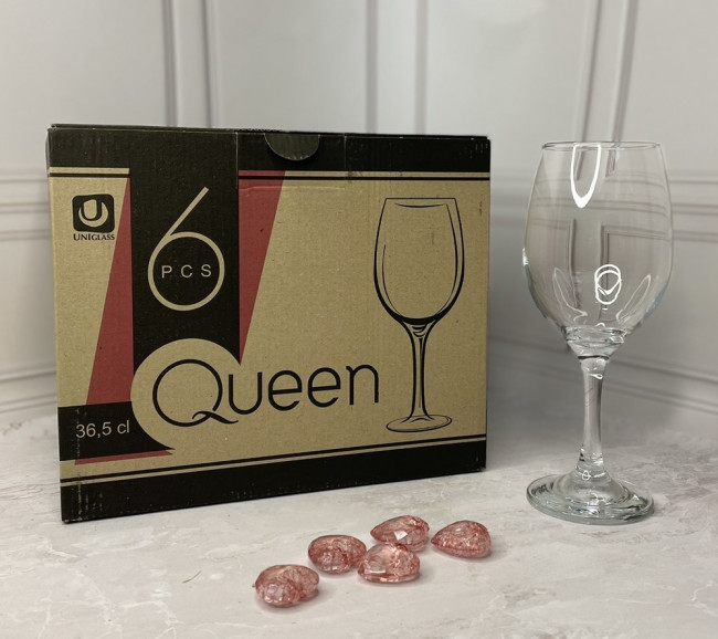 Набір келихів для вина Queen 365 мл 6 шт 94516-BX6