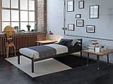 Одномісне ліжко Лідс-міні Tenero 90х190 см металеве, фото 4