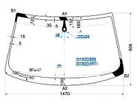 Стекло лобовое AUDI A6 04-11 (C6), S6 06-11 (C6)