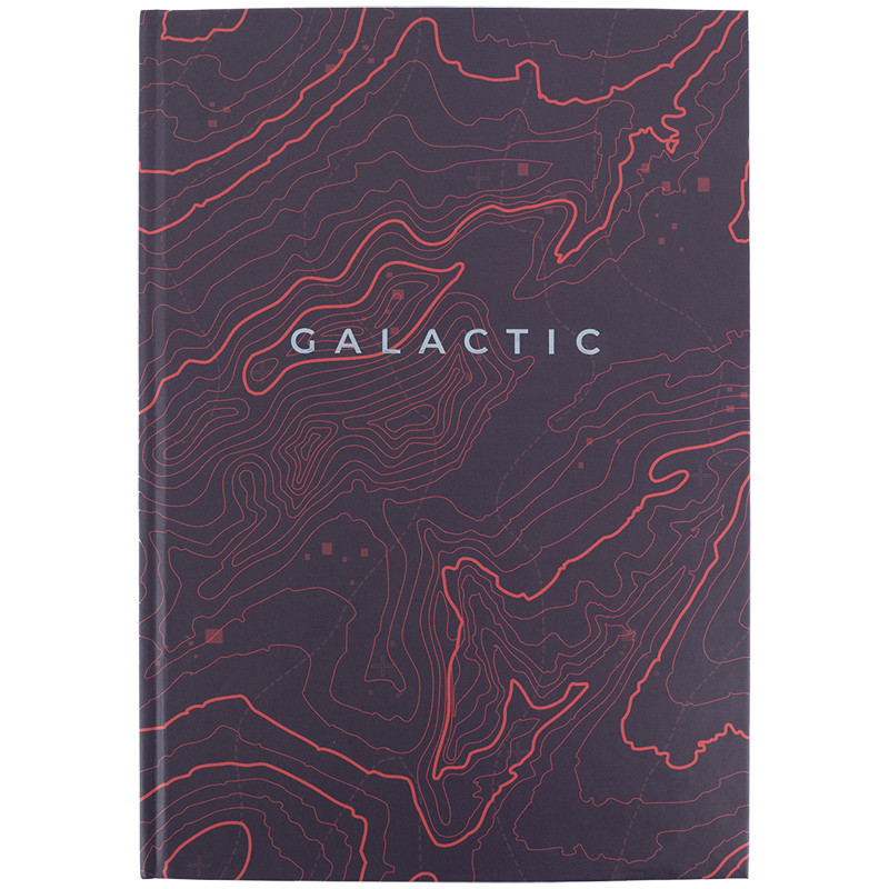 Зошит А4 тверда обкладинка 96 аркушів Axent 8422 Galactic. Книга канцелярська