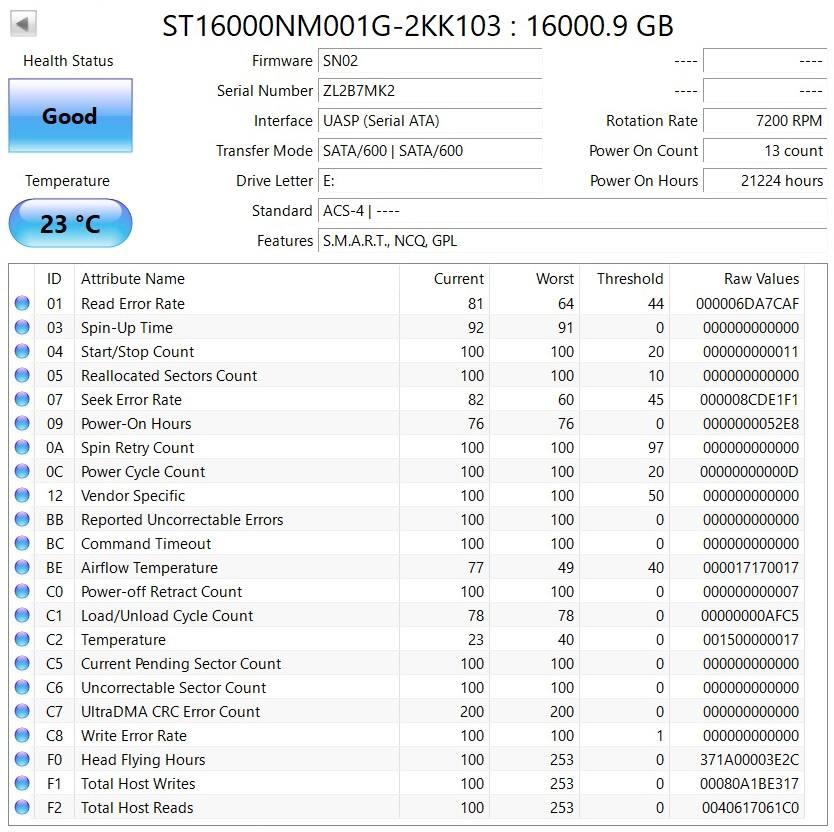 Жесткий диск Seagate Exos Enterprise 16TB X16 SATA III (ST16000NM001G) - фото 5 - id-p2090833573