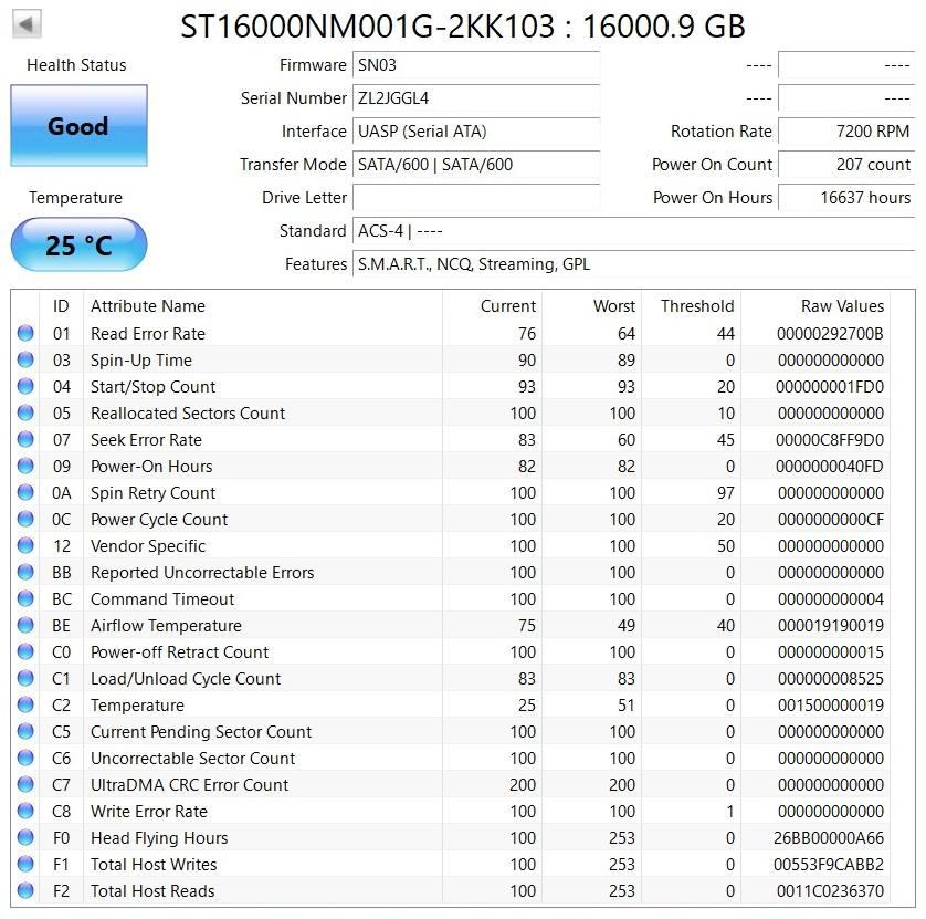 Жесткий диск Seagate Exos Enterprise 16TB X16 SATA III (ST16000NM001G) - фото 7 - id-p2090833573