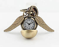 Часы брелок Снитч . Часы в форме Снитча. Кварцевые часы снитч Гарри Поттер