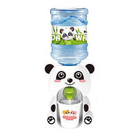 Детский диспенсер для воды Панда. Детский кулер для воды со стаканчиками. Дозатор воды Panda для детей