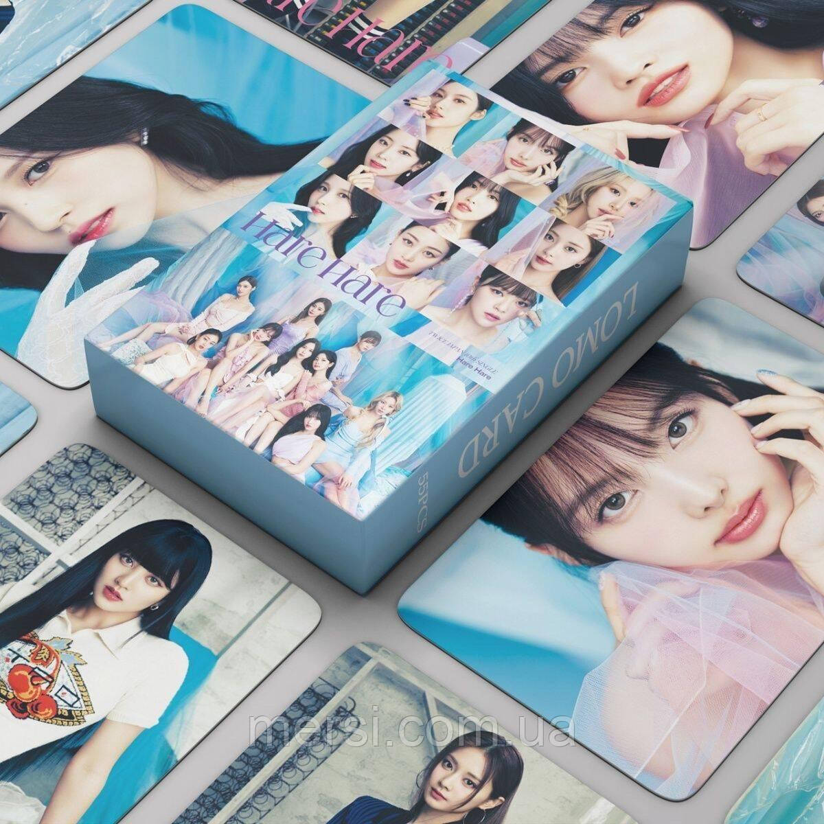 Фотокартки K-POP lomo card картки Twice - Hare Hare - 55 шт