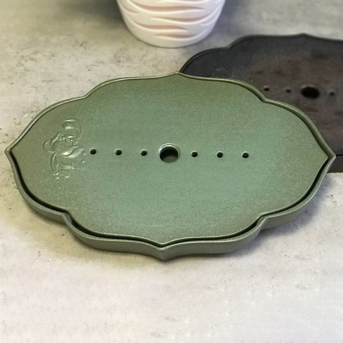 Глиняна чабань для чайної церемонії "Ченду", 37х24х4см