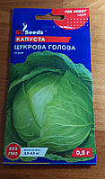Насіння капусти Білокочена Цукрова голова 1 г
