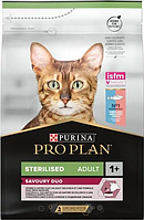 Purina Pro Plan Sterilised треска с форелью 3 кг для стерилизованных котов