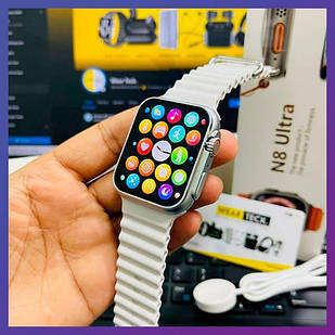 Смарт-годинник Smart Watch X8+ Ultra Білий ремінець