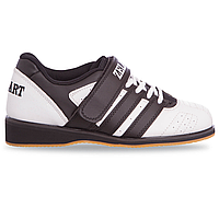 Штангетки обувь для тяжелой атлетики Zelart OB-4588 размер 40 белый-черный de