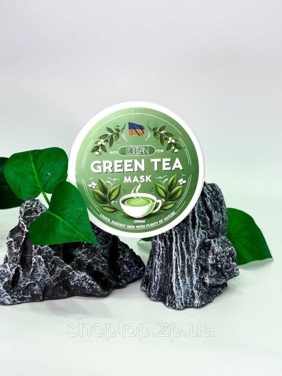 Маска L'OCEAN 200 мл з зеленим чаєм, фото 1