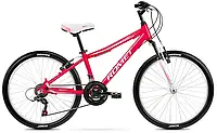 Велосипед с рамой Romet Jolene 24, 13 дюймов, розовый