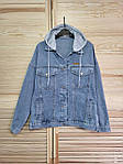 Куртка джинсова жіноча з капюшоном розмір 42-46 "MONRO" недорого від прямого постачальника