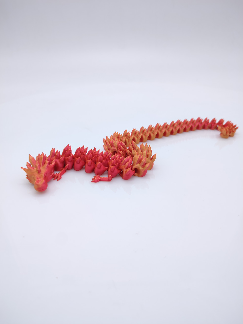 Дитяча іграшка сувенір Дракон 3D друк з рухомими деталями, іграшка-фігурка дракончик різнокольоровий