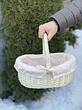 Корзина святкова пасхальна з лози. Арт:4063, фото 3