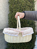 Корзина святкова пасхальна з лози. Арт:4063, фото 5