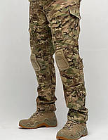 Тактичні чоловічі штани мультикам з наколінниками HAN WILD g2 64(48)