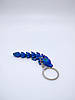 Брелок сувенірний у вигляді дракона 3D друк, брелоки для ключів універсальний синій перламутровий дракончик, фото 2