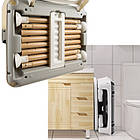 Стілець для годування 6в1 Kruzzel 22014, сірий, з 5-точковими ременями безпеки, фото 10