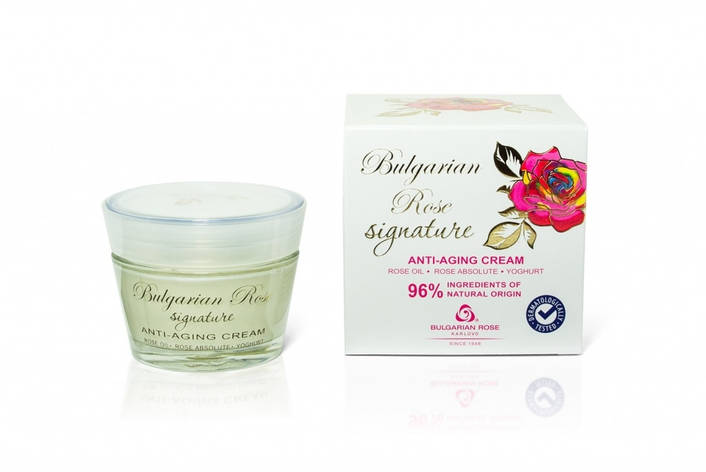 Крем для обличчя проти старіння Bulgarian Rose Signature від Bulgarian Rose 50 мл, фото 1