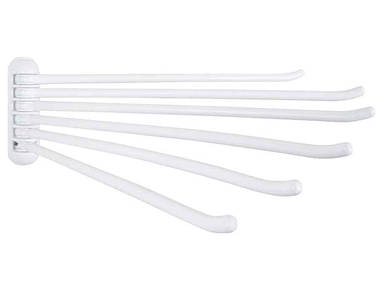 Тримач для рушників білий (6 прутів) 0106PL ТМ Eurohome
