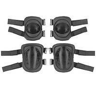 Комплект наколенников и налокотников 2E Tactical 2E-MILKNAELPADS-SET-BK 30.5/24 см черный