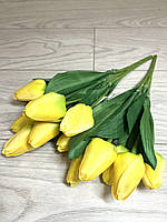 Букет штучних тюльпанів. Тюльпани декоративні (7 бутонів, 34 см), фото 3