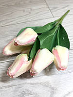 Букет штучних тюльпанів. Тюльпани декоративні (7 бутонів, 34 см), фото 7