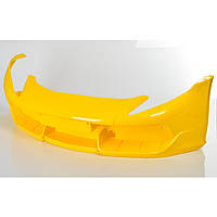 Бампер M 4055-FRONT BUMPER YELLO передний, НЕ крашеный желтый, для машины M 4055, 2021г