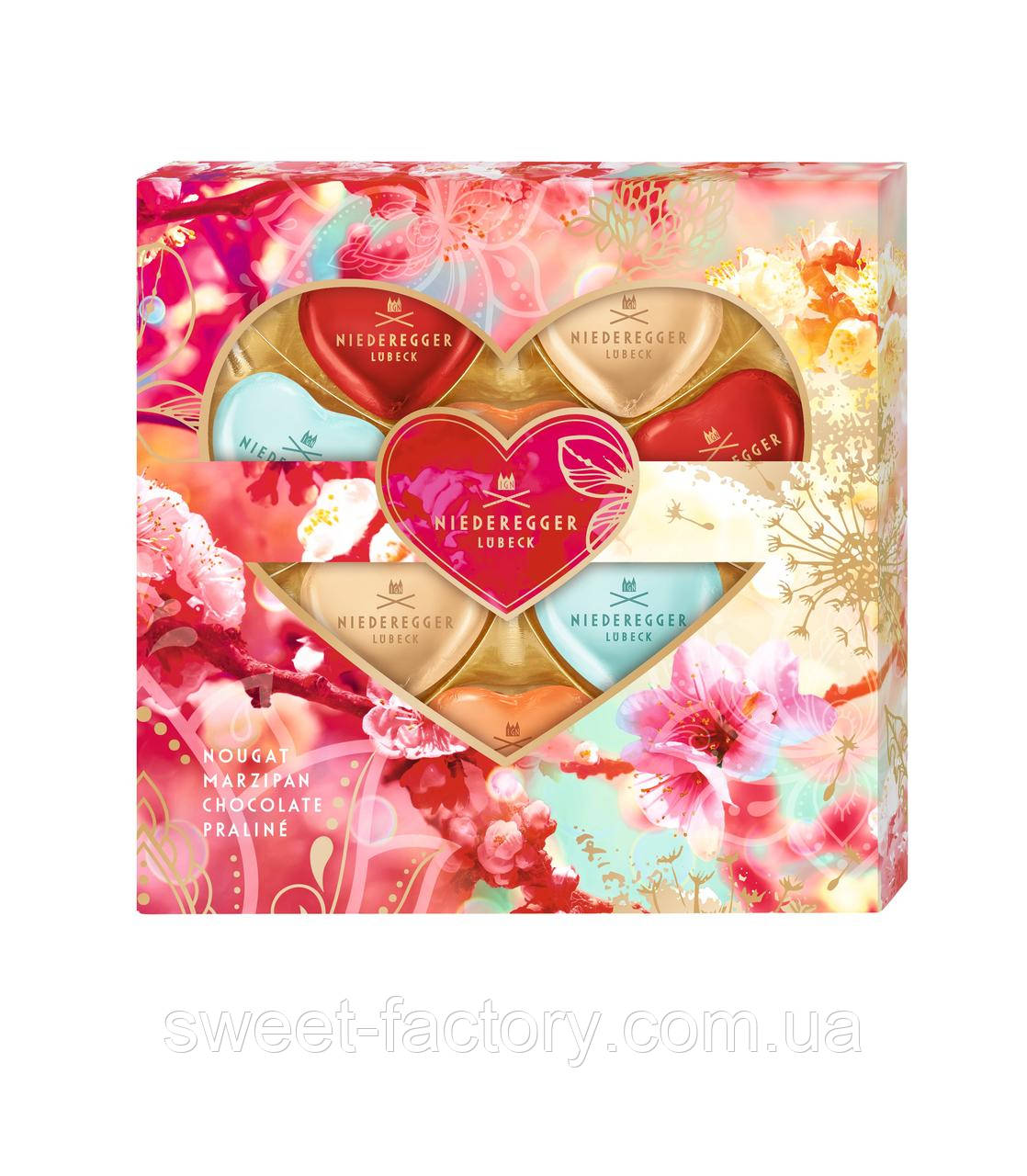 Niederegger Nougat Marzipan Praline Herzen 125 g, фото 1