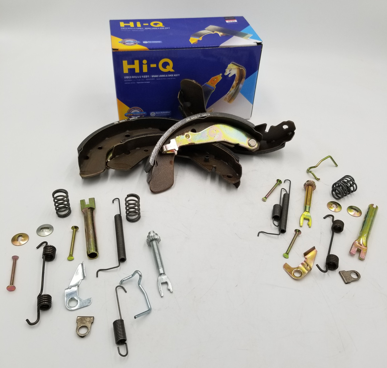 Колодки гальмівні задні Авео (колодки+ремкомплекти) HI-Q Корея, фото 1