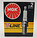 Свічки запалювання ВАЗ 2101-12, Сенс, Таврія, Ланос (комплект 4-шт) NGK Корея, фото 2