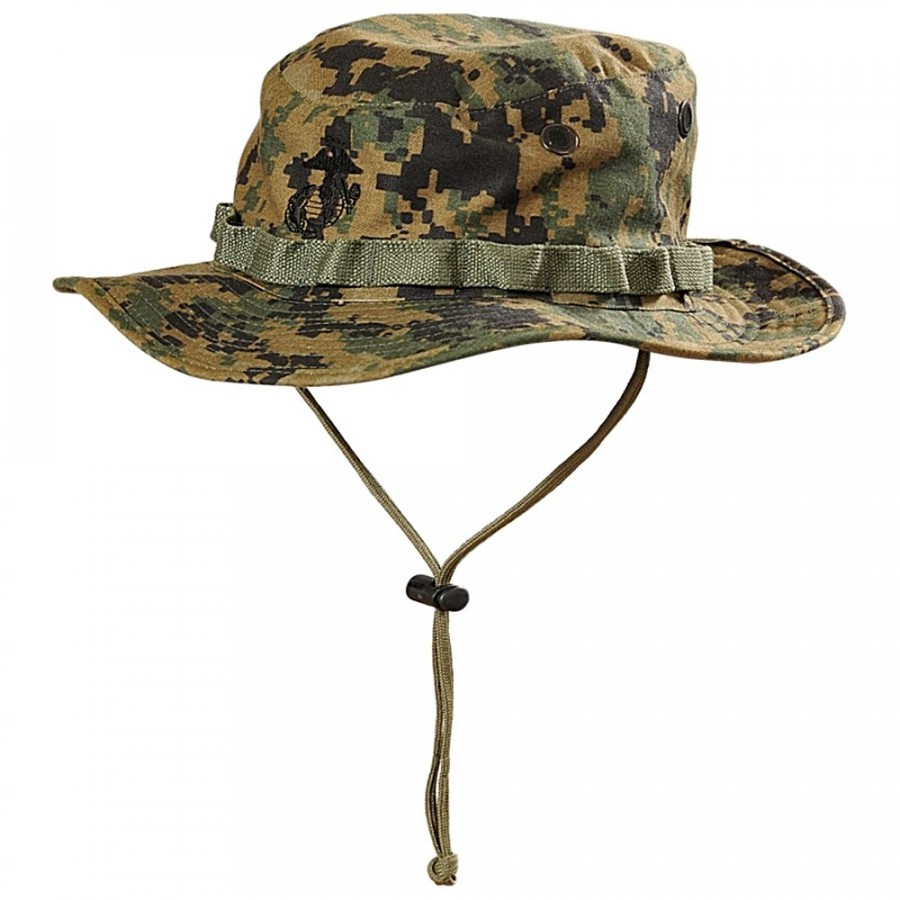 Панама військова Helikon-Tex® USMC Boonie Hat - PolyCotton Twill - USMC Digital Woodland