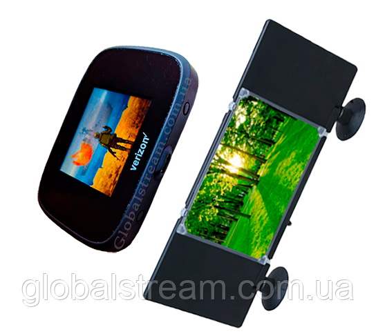 Авто Комплект 4G LTE Wi-Fi Роутер Novatel Verizon MiFi 7000 LTE Cat 9 (KS, VD, Life) з антеною MIMO 2 × 12dbi