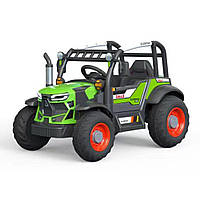 Детский электромобиль Джип Bambi M 5073 EBLR-5 Трактор, зеленый