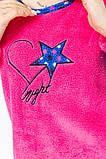 Піжама жіноча махра, колір рожевий, 214R0207, фото 5