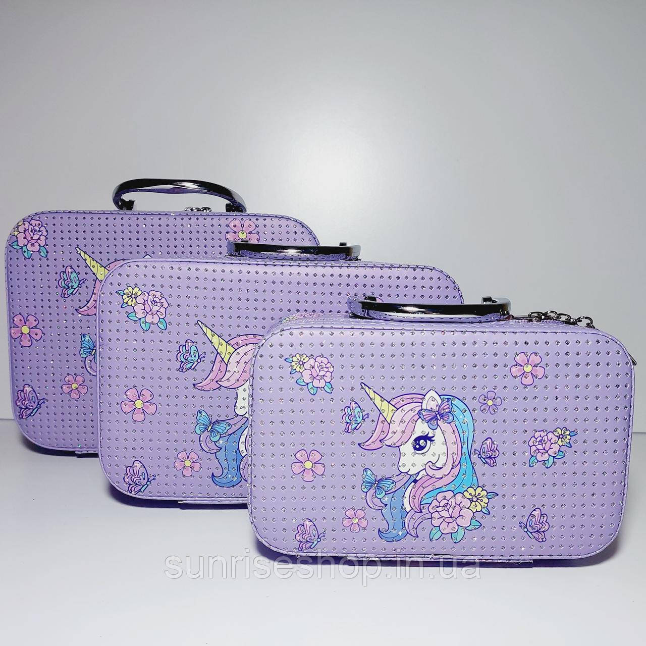 Набір боксів для косметики 3шт