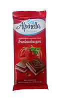 Шоколад Alpinella з полуницею 100г