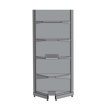 Кутові торгові стелажі вживані б/у