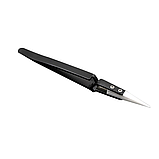 Сумкнутний Пінцет жароміцний із керамічними наконечниками (прямий), фото 2