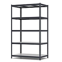 Стелаж металевий пофарбований PIN Strong 2000х1340х600 мм 5 полиць із ламінованого ДСП